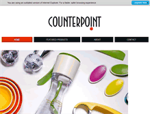 Tablet Screenshot of counterpointhome.com